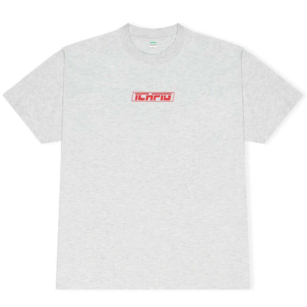Ichpig - Strike Logo Tee White Marle/Red.