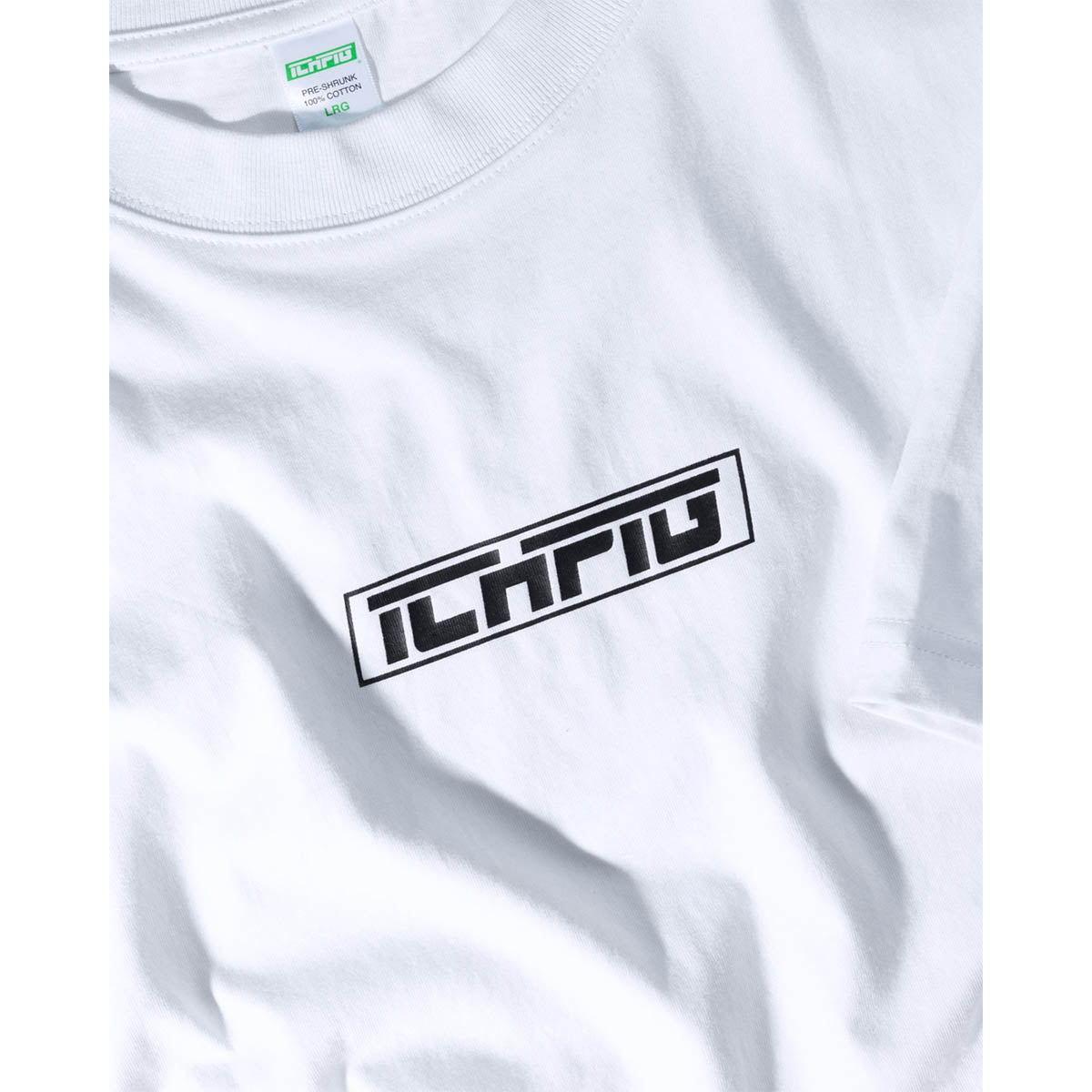 Ichpig - Strike Logo Tee White/Black.