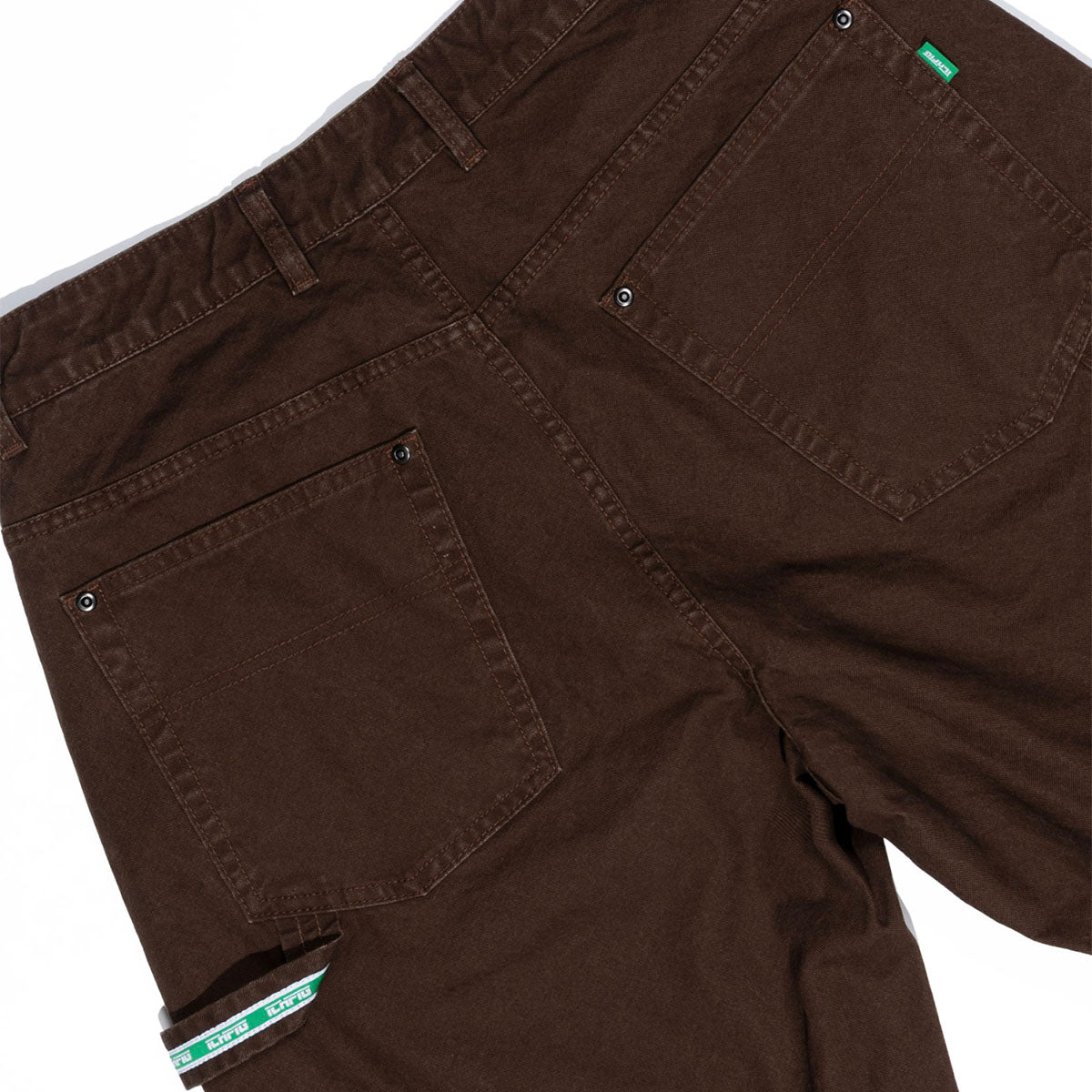 Ichpig Workshop Canvas Shorts Faded Brown
