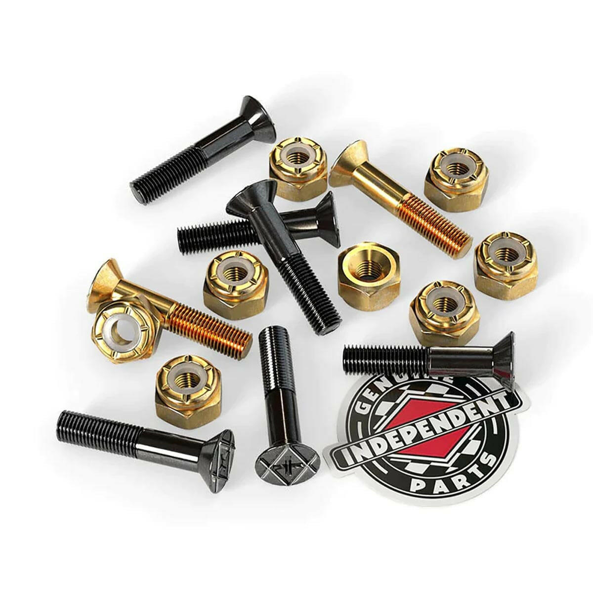 Independent - 1 Phillips Bolts Black/Gold.