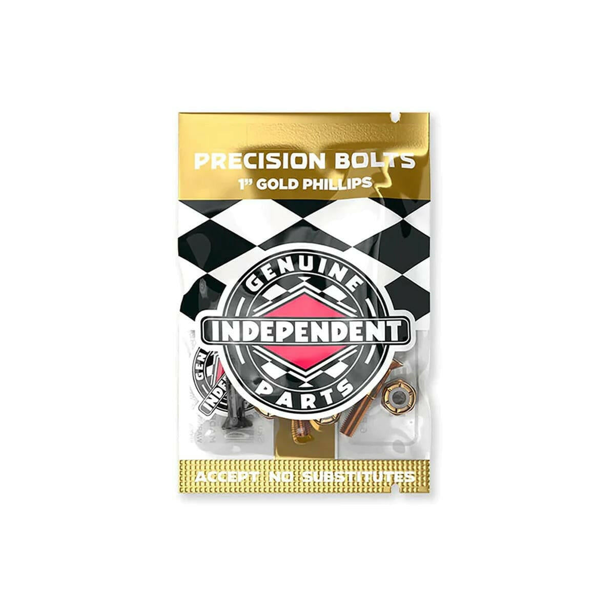 Independent - 1 Phillips Bolts Black/Gold.