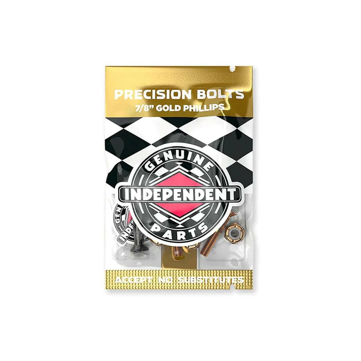 Independent - 7/8 Phillips Bolts Black/Gold.