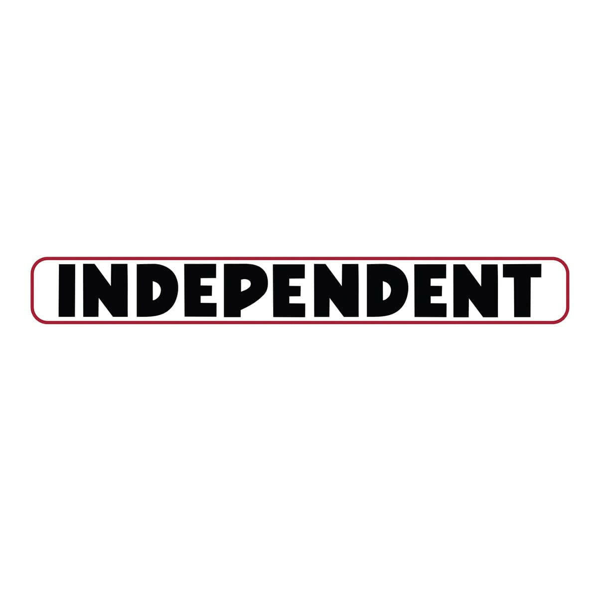 Independent - Bar Decal 4" Sticker White.