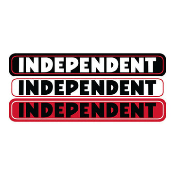 Independent - Bar Logo 8" Sticker.