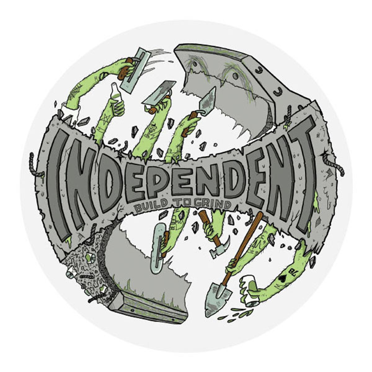 Independent Built to Grind 4" Sticker