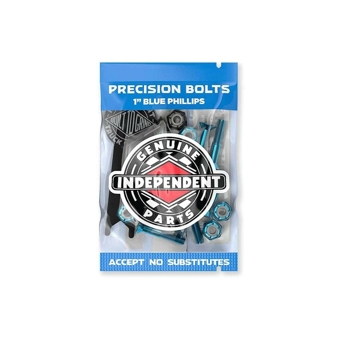 Independent - 1 Phillips Bolts Blue/Black with Tool.