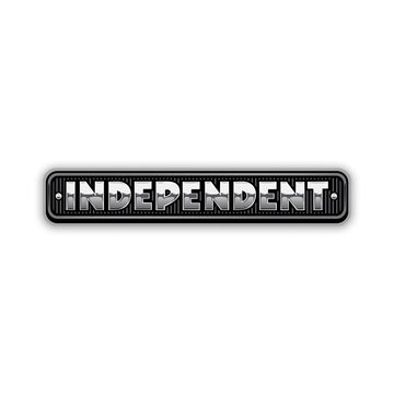 Independent Chrome Bar Sticker