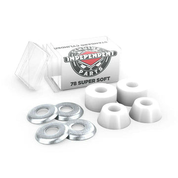 Independent - Standard Cylinder Bushings Super Soft 78A White.