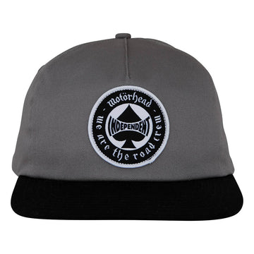 Independent Motörhead Spade Snapback Charcoal/Black Front