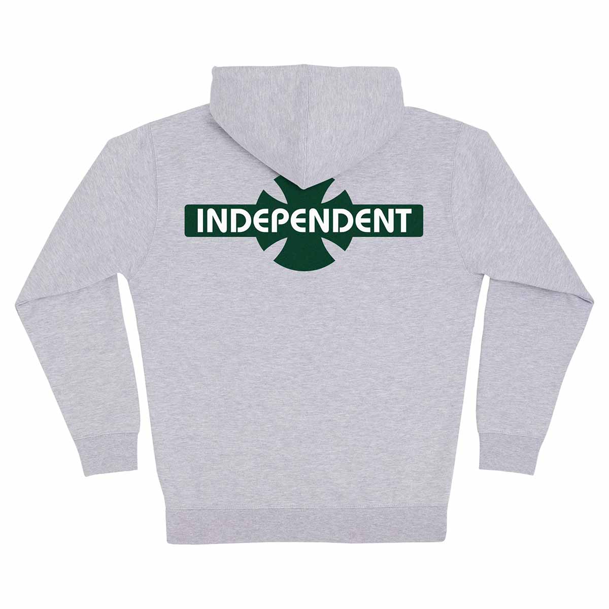 Independent OGBC Legacy Zip Hoodie Grey Heather Back