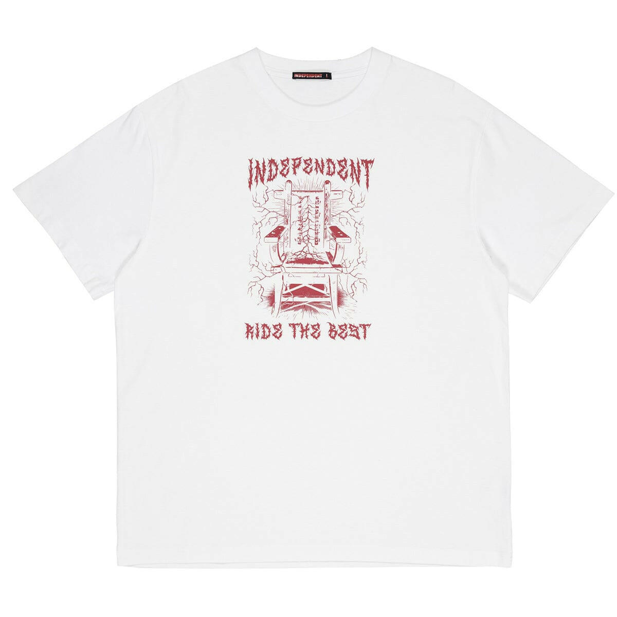 Independent - RTB Lightning Tee White.