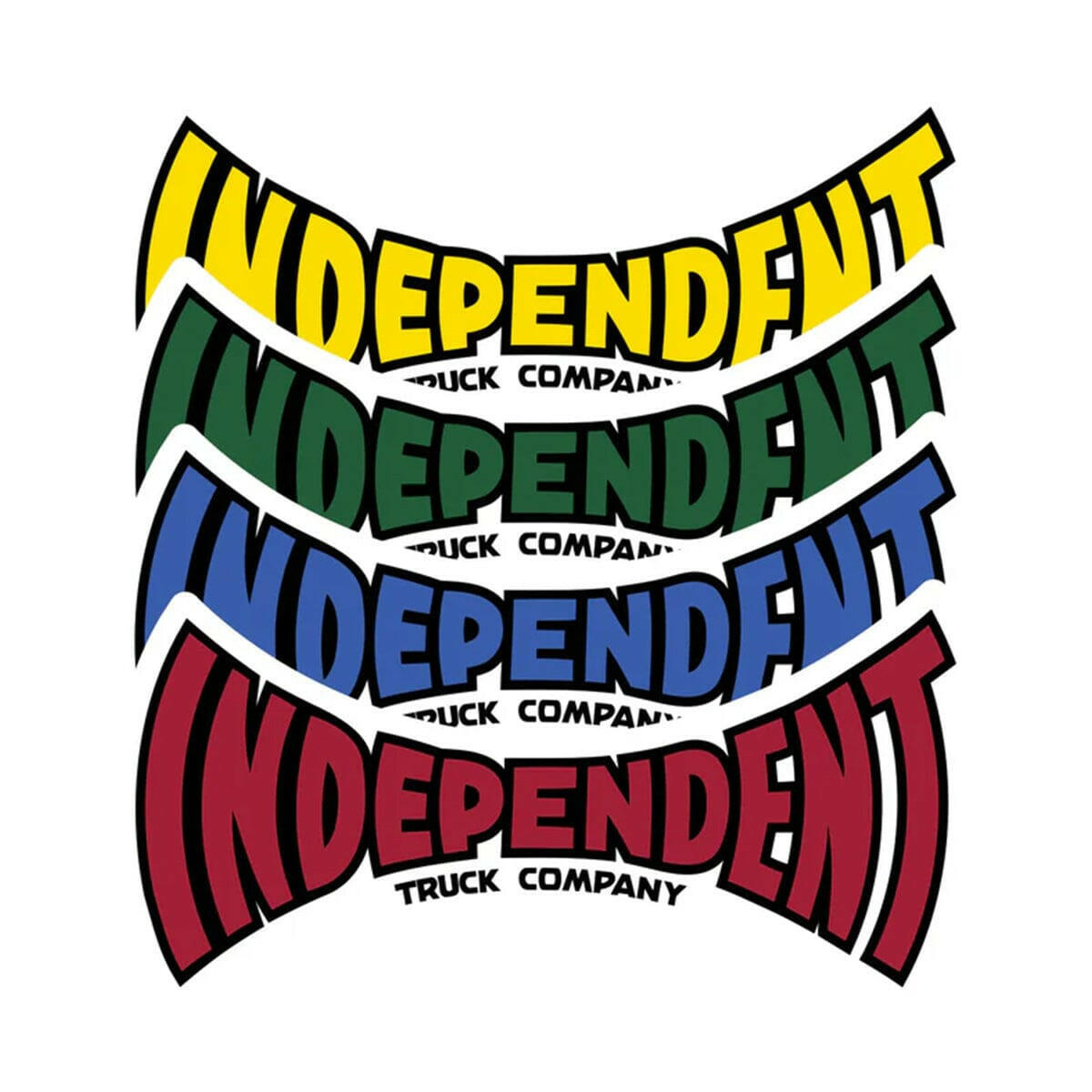Independent - Span Logo 6" Sticker.