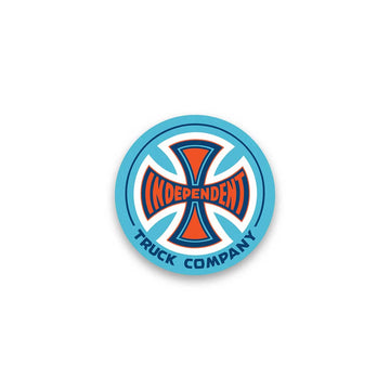 Independent Truck Co Legacy 1" Sticker Blue