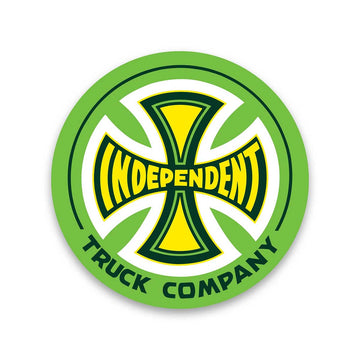 Independent Truck Co Legacy 3" Sticker Green
