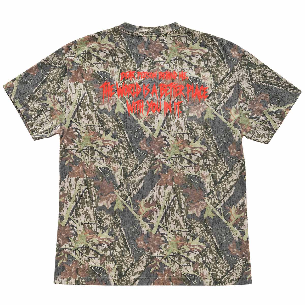 OCD x Kman Tee Camo back flat lay
