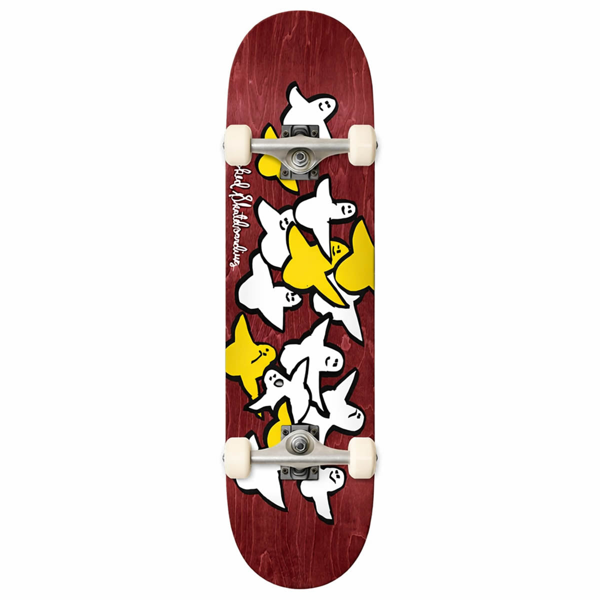 Krooked Birds Maroon 8.5 Complete Skateboard