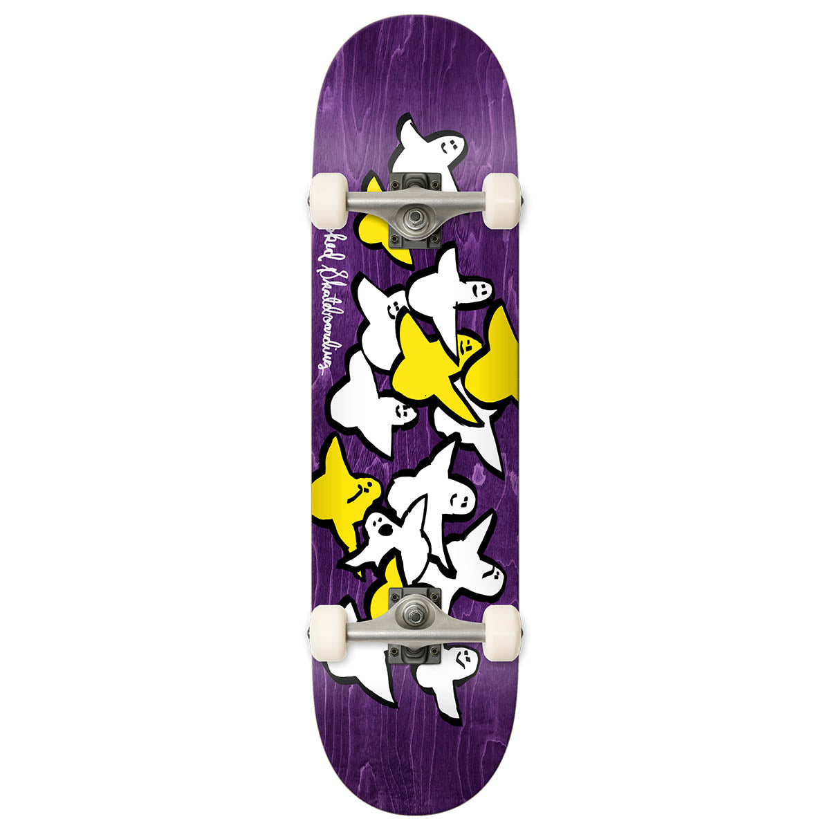 Krooked Birds Purple 8.5 Complete Skateboard