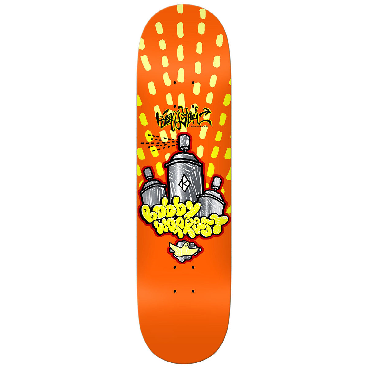 Krooked - Bobby Worrest Redux 8.5 Skateboard Deck.