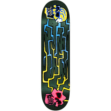 Krooked Bobby Worrest Skull Slick Twin Tail 8.3 Skateboard Deck