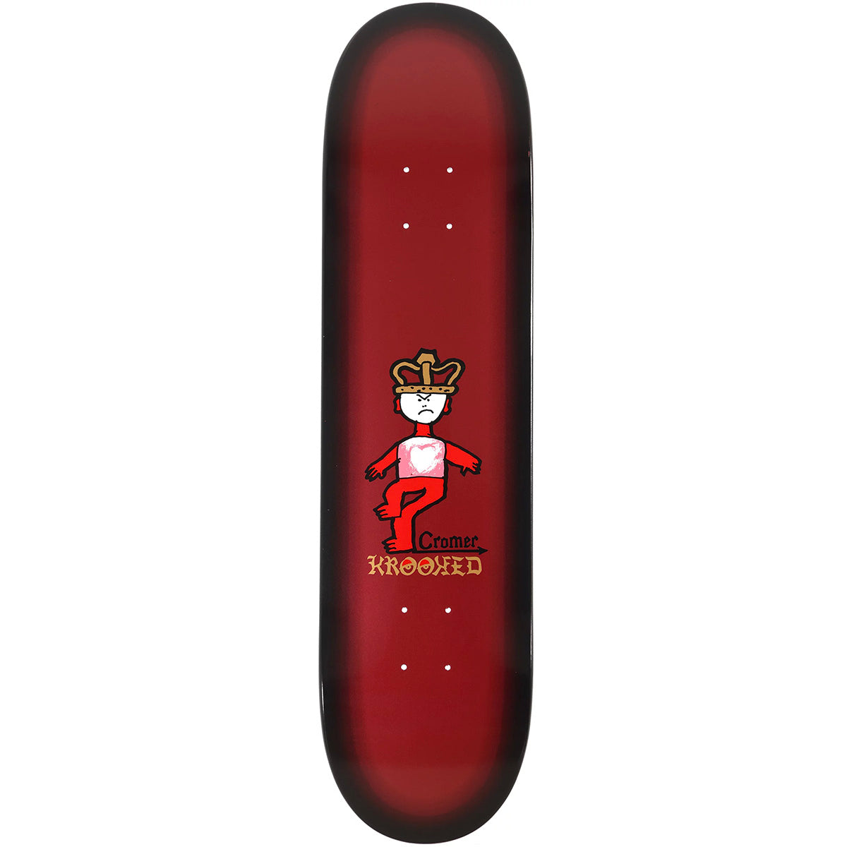 Krooked Brad Cromer Mad King 8.06 Skateboard Deck