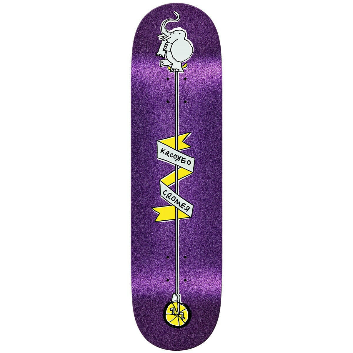 Krooked - Brad Cromer Unicycle 8.38 Skateboard Deck.