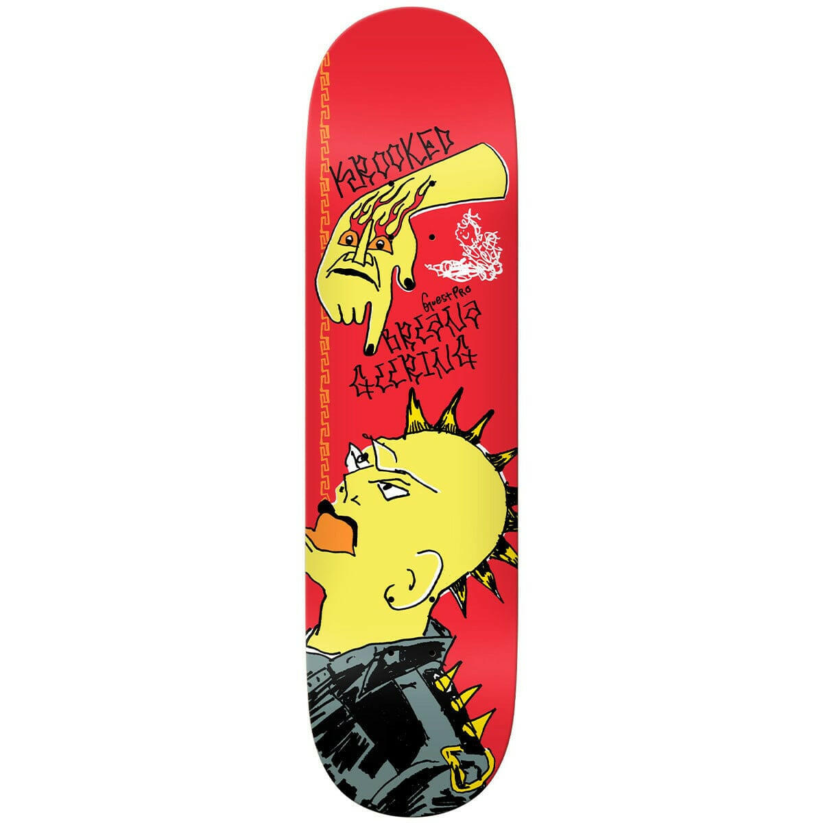 Krooked - Breana Geering Guest Punx 8.5 Skateboard Deck.