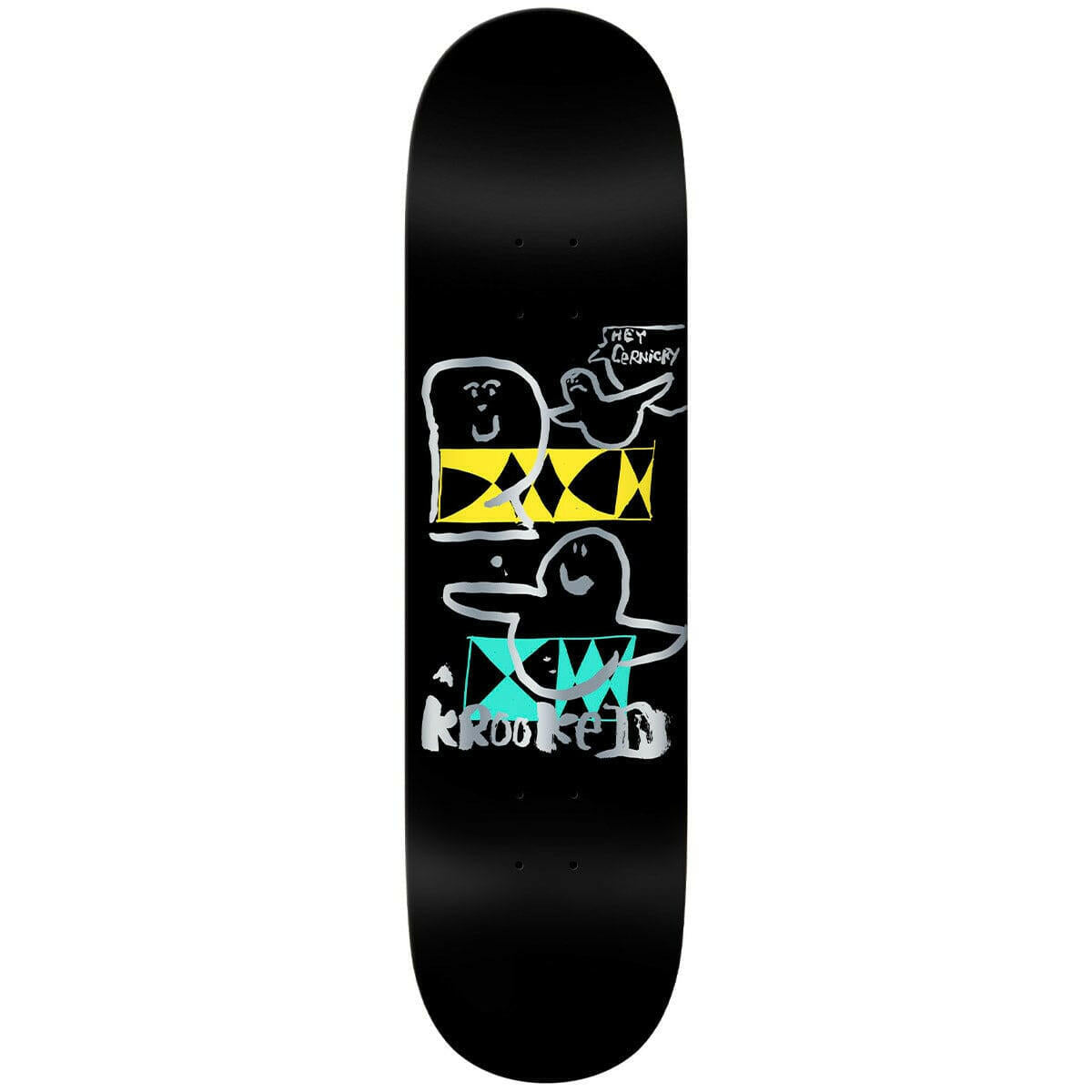 Krooked - Eddie Cernicky Hey 8.5 Skateboard Deck.