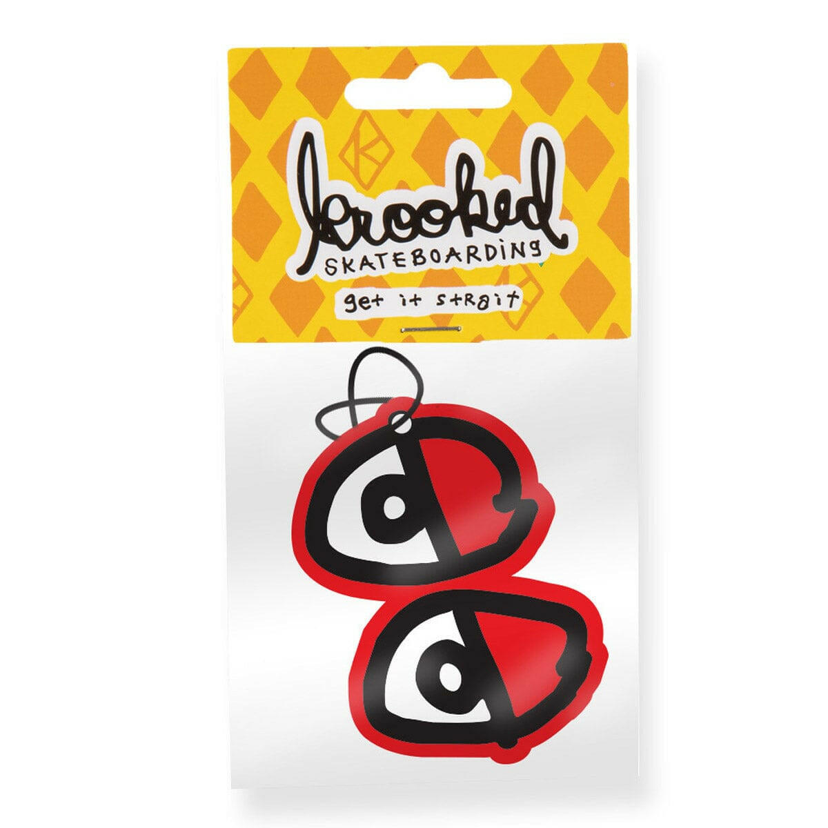 Krooked - Eyes Air Freshener Red.