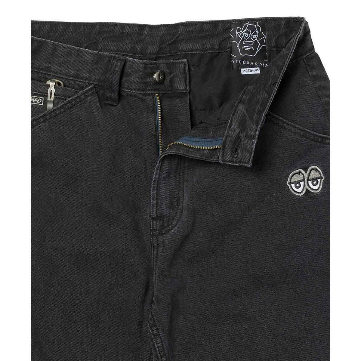 Krooked - Eyes Denim Twill Pants Black.