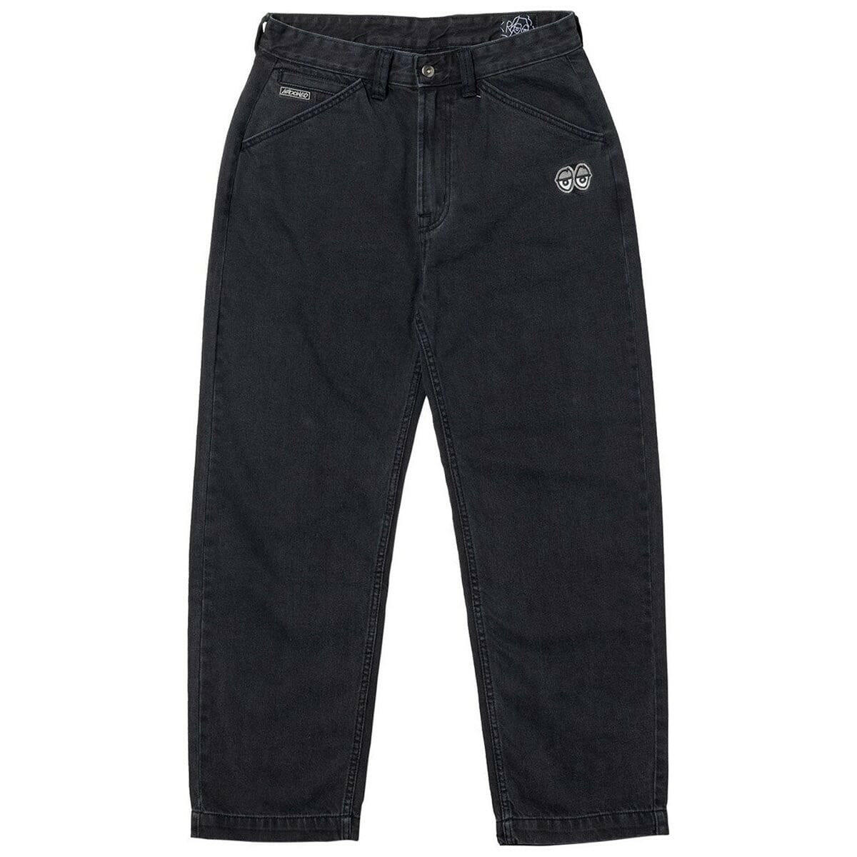 Krooked - Eyes Denim Twill Pants Black.