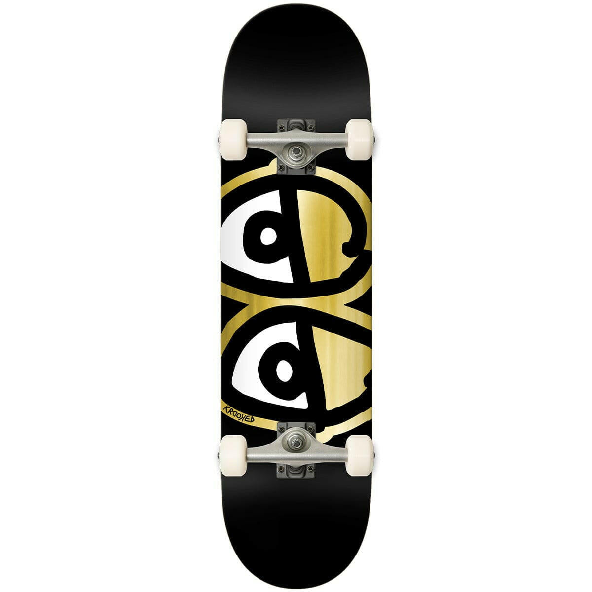 Krooked - Eyes Foil 7.75 Complete Skateboard.