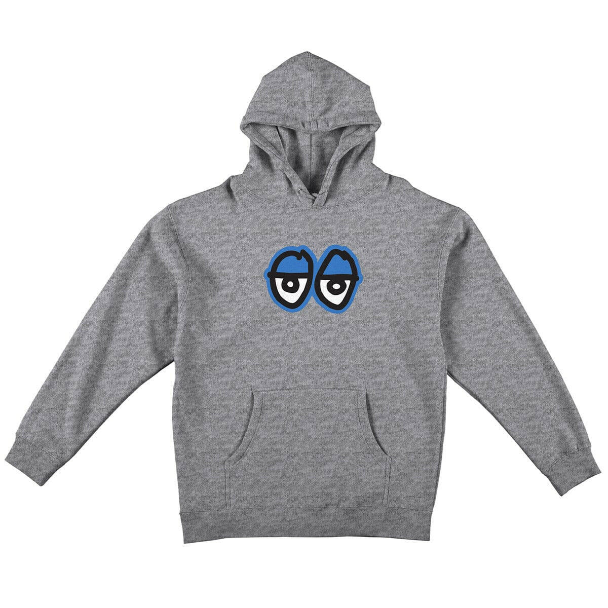 Krooked - Eyes LG Hoodie Grey Heather/Blue.