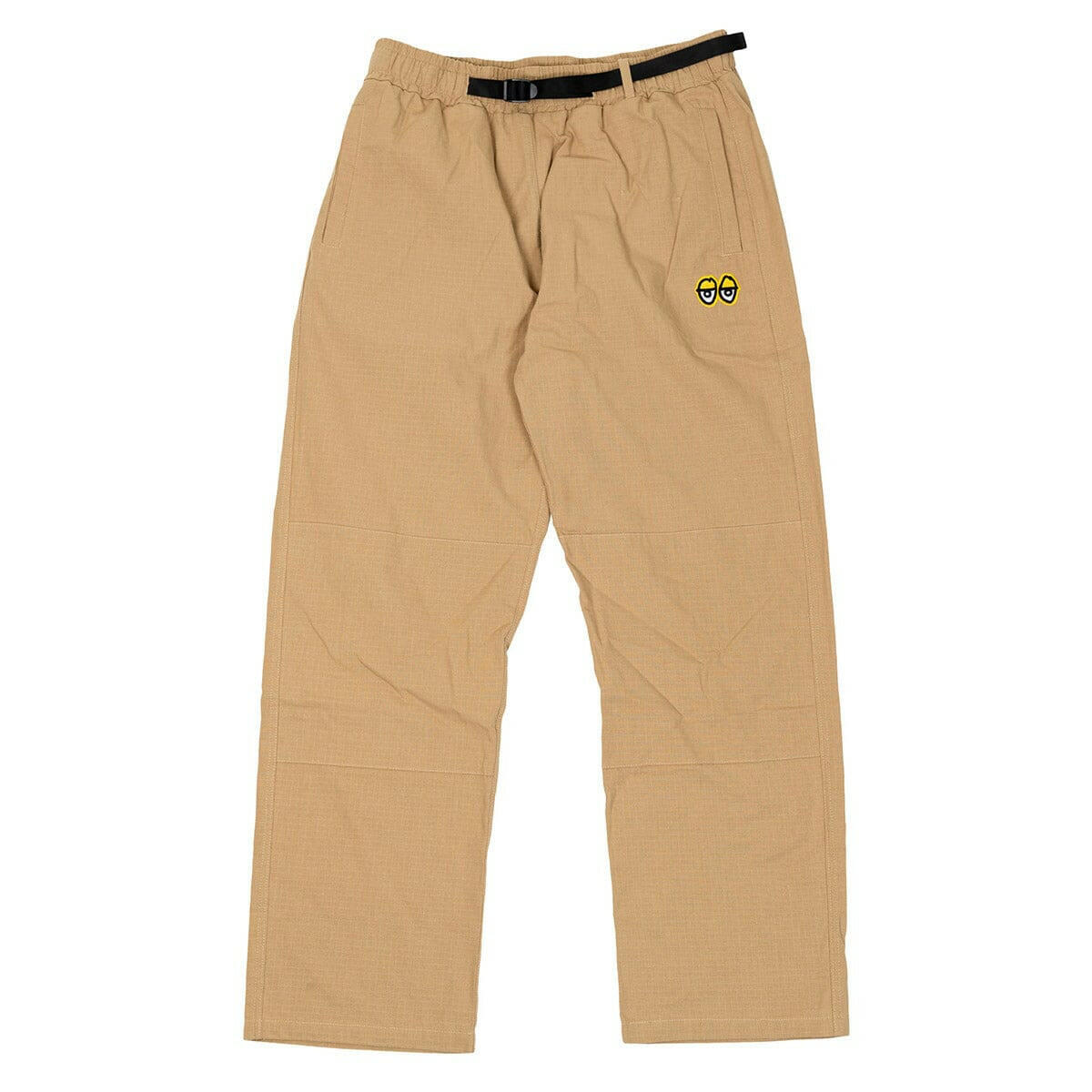 Krooked - Eyes Ripstop Double Knee Pant Khaki.
