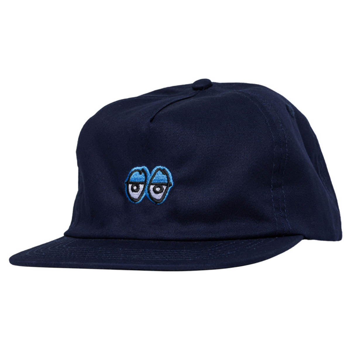 Krooked Eyes Snapback Navy/Blue Front