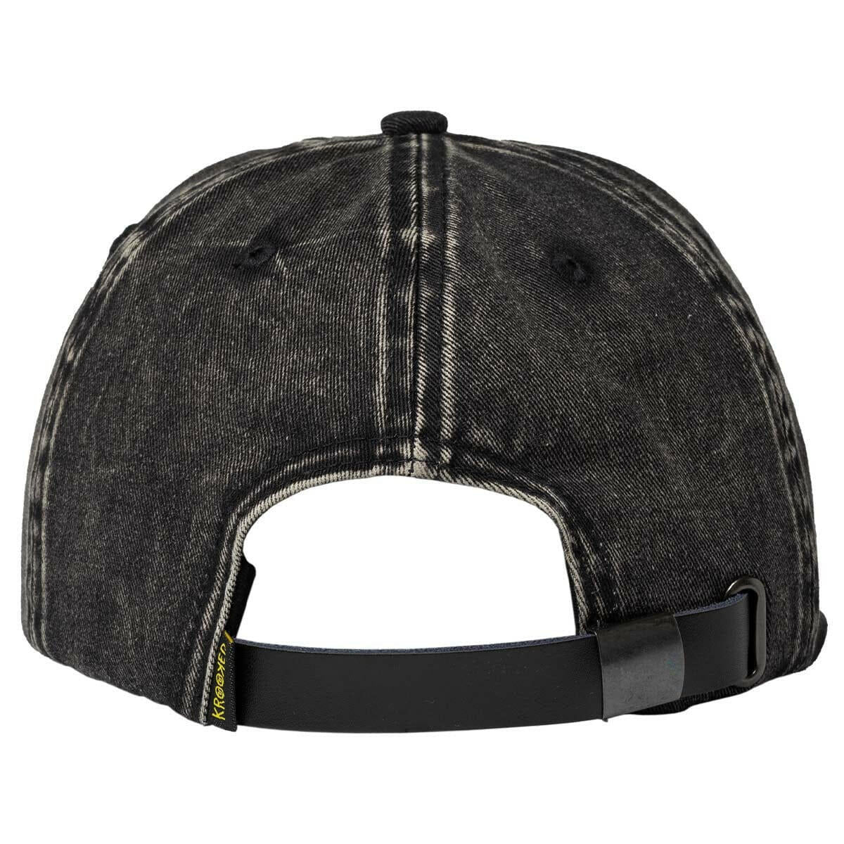 Krooked - Eyes Strapback Black Wash.