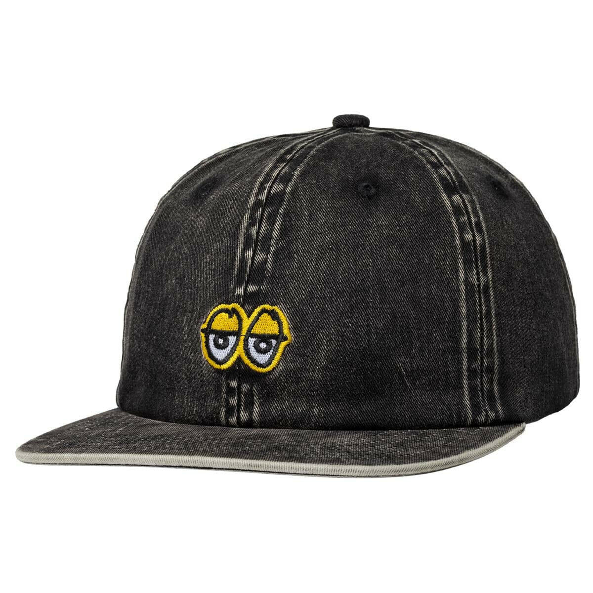 Krooked - Eyes Strapback Black Wash.