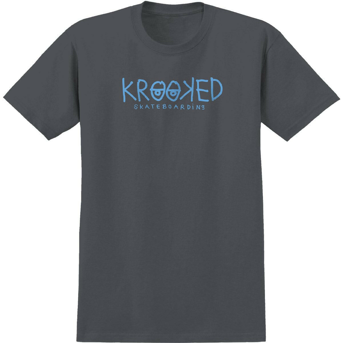 Krooked - Eyes Tee Charcoal.