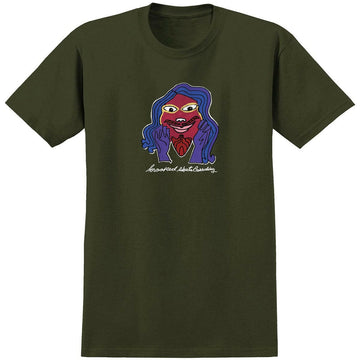 Krooked - Gaze Tee Military Green.