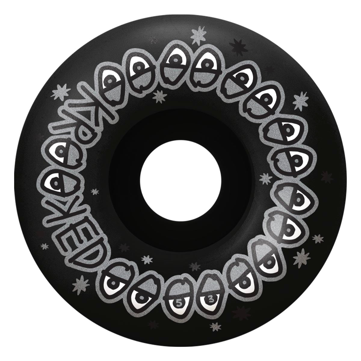 Krooked Glow Eyes 8.06 Complete Skateboard