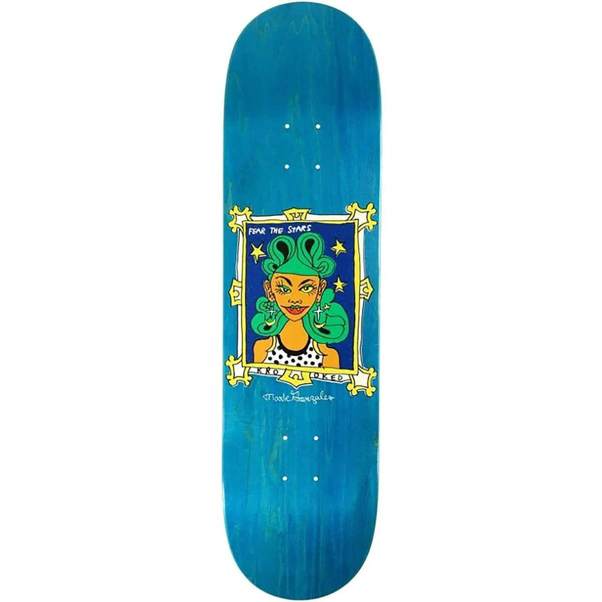 Krooked - Gonz Fear 8.5 Skateboard Deck.