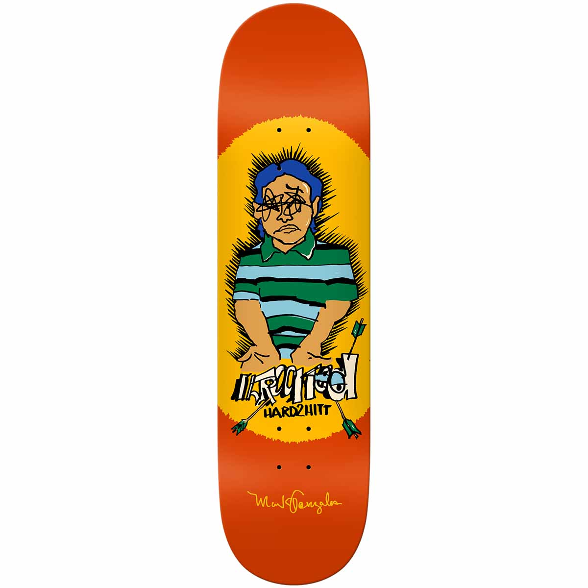 Krooked Gonz Hard2Hitt 8.5 Skateboard Deck