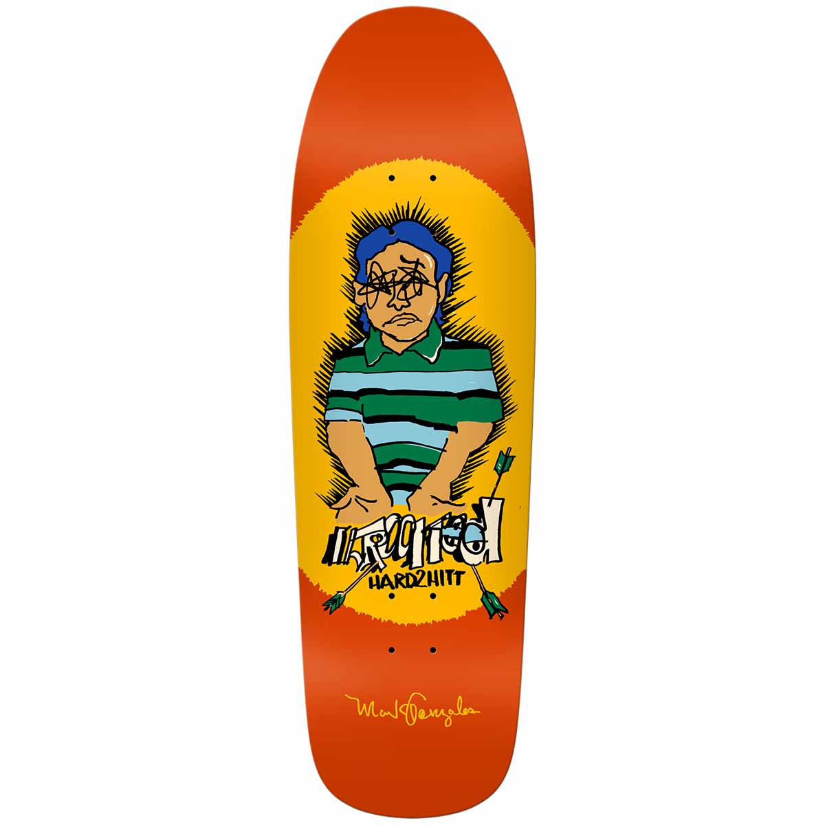 Krooked Gonz Hard2Hitt 9.81 Skateboard Deck