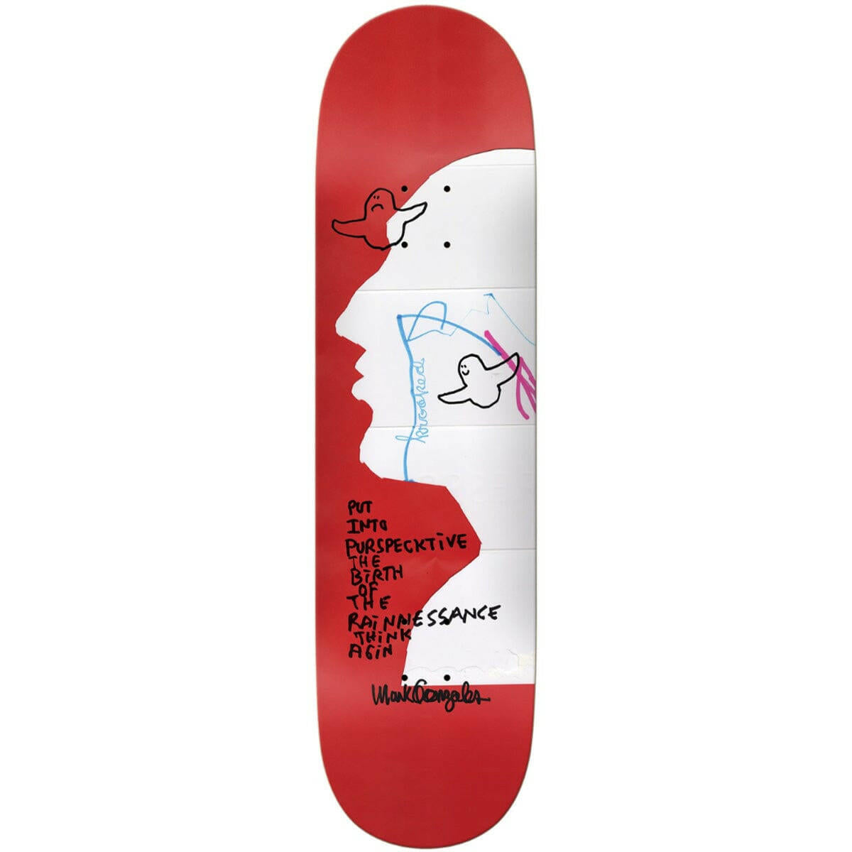 Krooked - Gonz Vertigo 8.62 Skateboard Deck.
