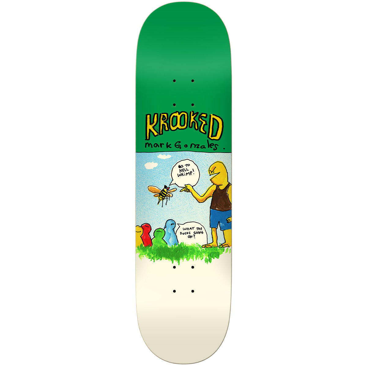 Krooked - Gonz Whimp 8.75 Skateboard Deck.