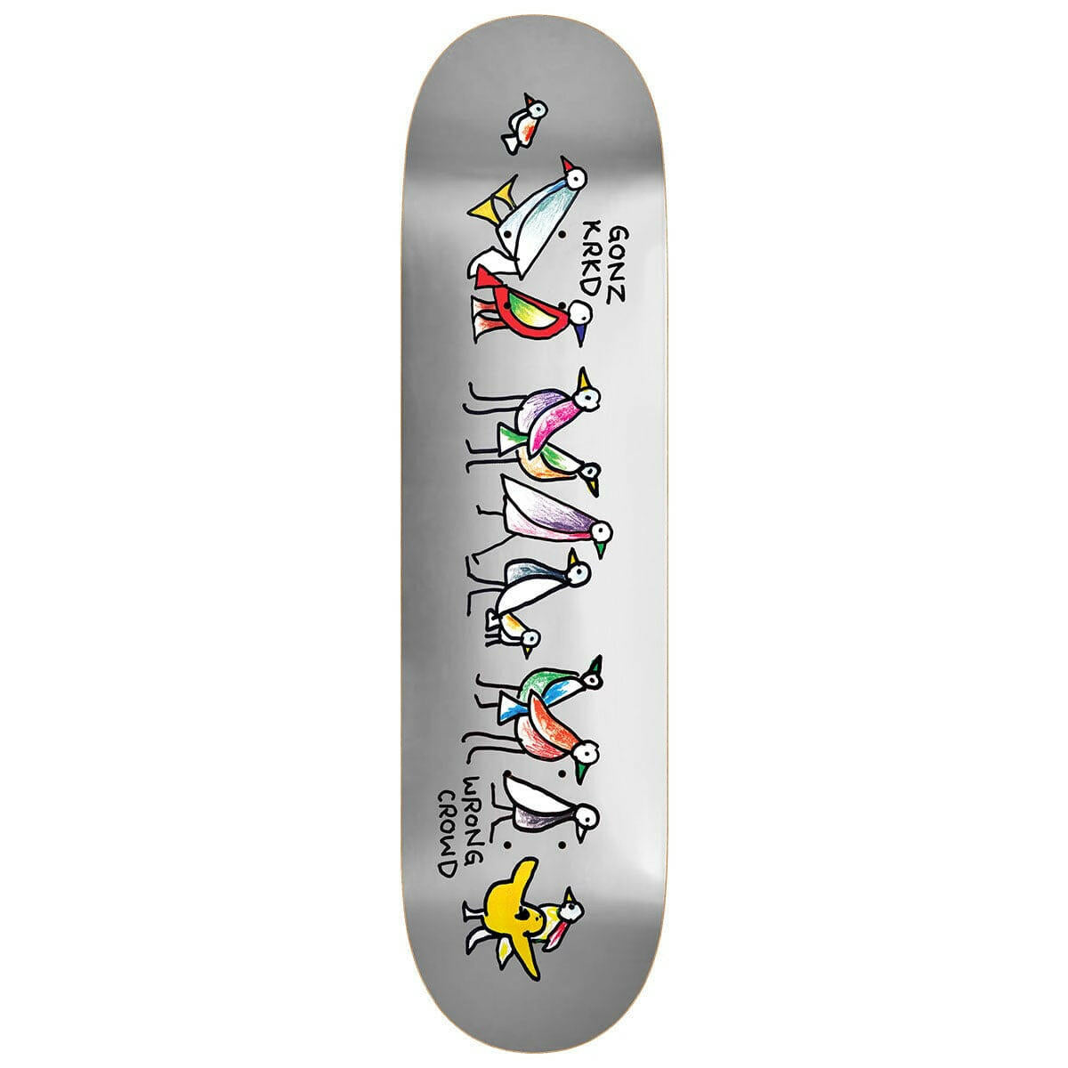 Krooked - Gonz Wrong Crowd 8.38 Skateboard Deck.