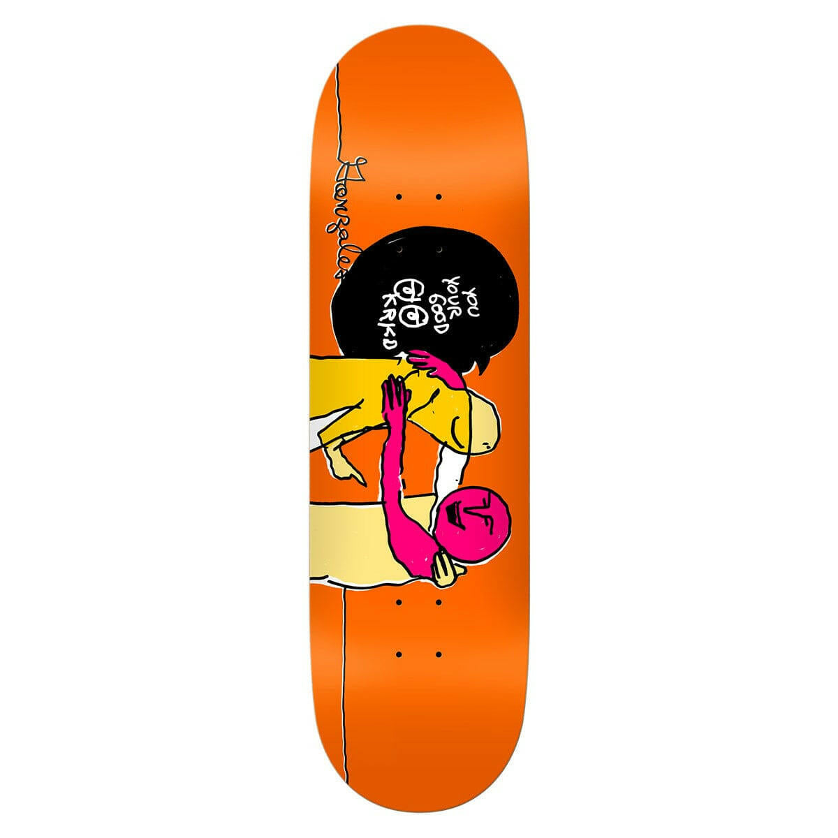 Krooked - Gonz Your Good 9.02 Skateboard Deck.