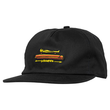 Krooked Koffin Snapback Black