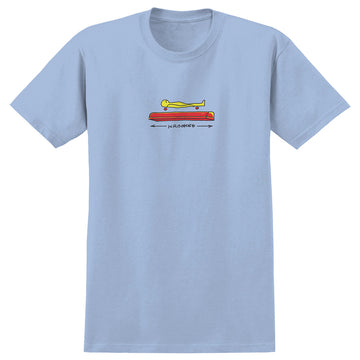 Krooked Koffin Tee Light Blue