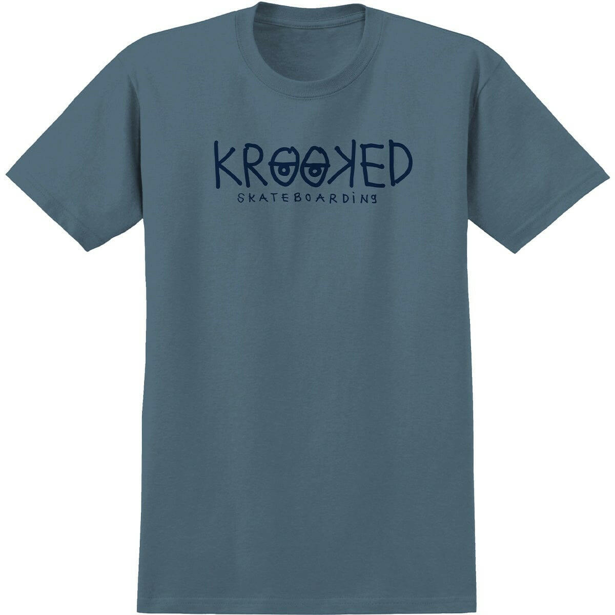 Krooked - Krooked Eyes Tee Indigo Blue.