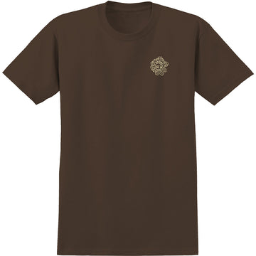 Krooked Krooked MG Tee Dark Chocolate Front